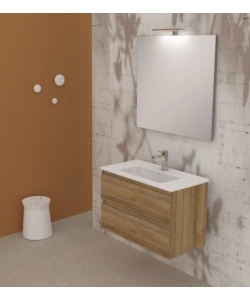 MOBILE BAGNO "LEONARDO" ROVERE, 80 CM